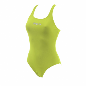 Shop  Arena Malteks Soft Green Swimsuit
