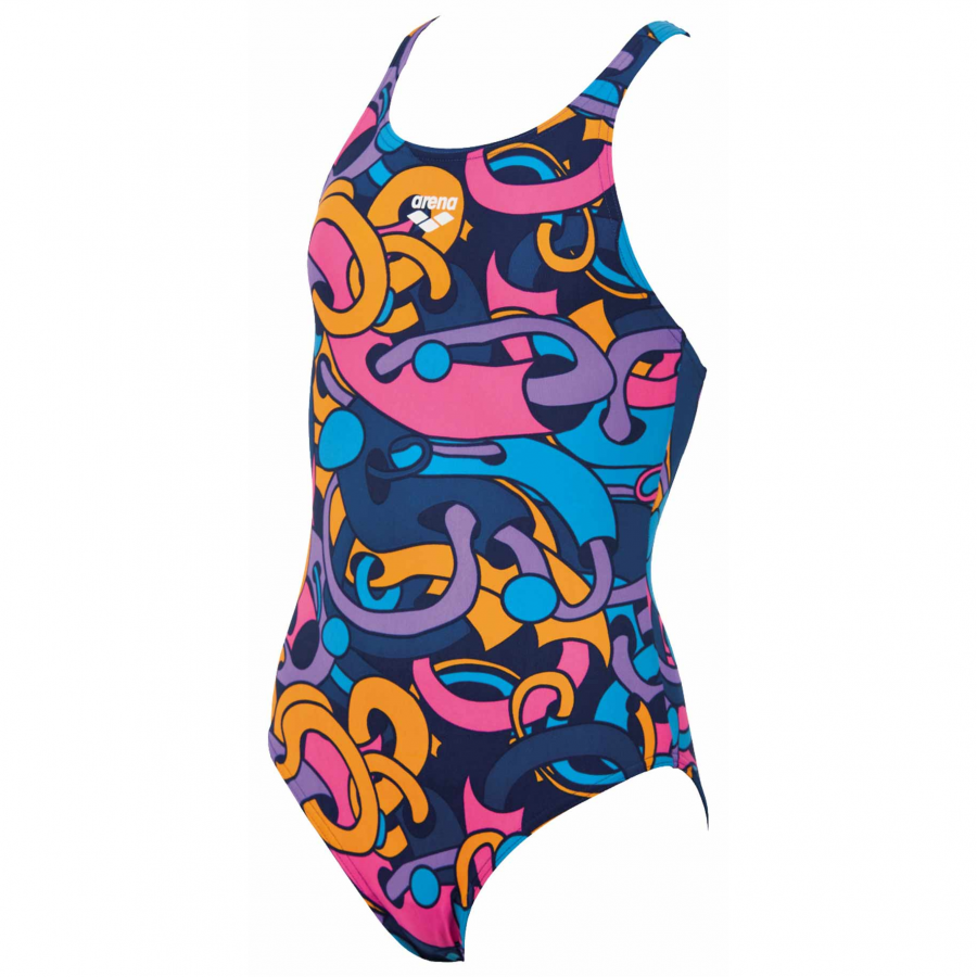 Arena Cores Girls Swimsuit Pink / Blue