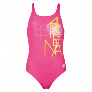 Arena Girls Swimming Costume - Vatten Pink