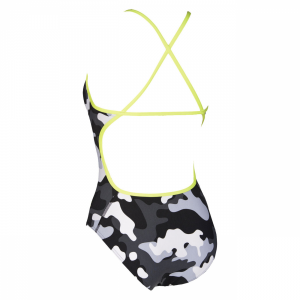 Arena Chameleon Black and Grey Swimsuit  **LINED**