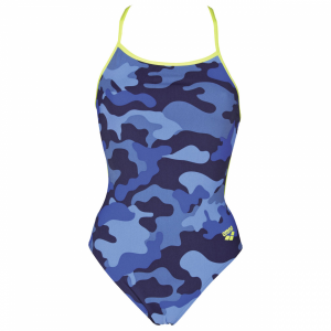 Arena Chameleon Blue Swimsuit  **LINED**