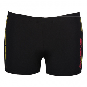 Arena Magnus Black / Red Swim Shorts