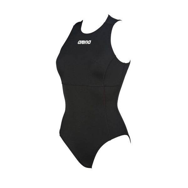 Arena Solid Black Water Polo Swimsuit