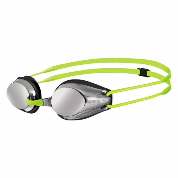 Fluo Yellow Arena Tracks Mirrored JUNIOR Goggles