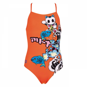 Arena Orange Junior Swimsuit - Anime