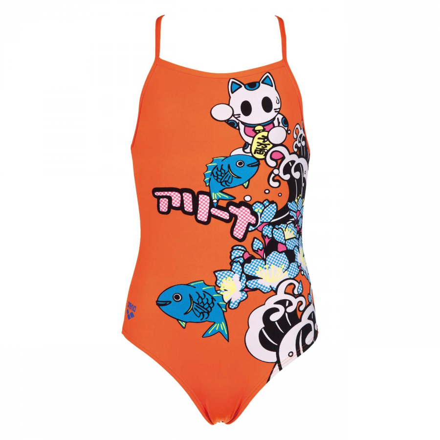 Arena Orange Junior Swimsuit Anime