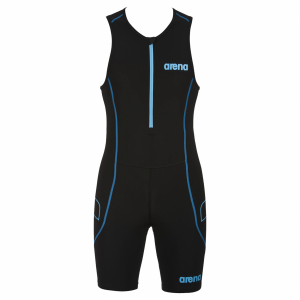 Arena Men's ST Black Trisuit - Front Zip