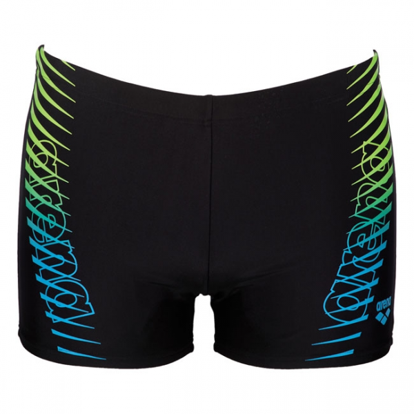 Arena Urban Black / Green Swim Shorts, perfect for holidays