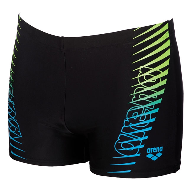 Arena Urban Black / Green Swim Shorts, perfect for holidays