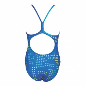 Arena Girls Neon Blue Swimsuit