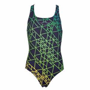 Arena Girls Reticulum Blue Swimsuit