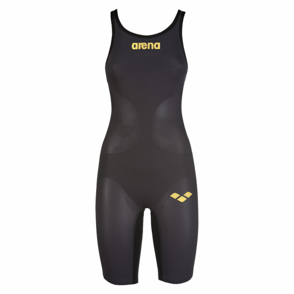 Arena Grey Carbon Air Open Back Suit