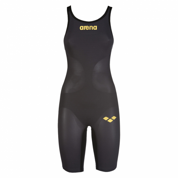 Arena Grey Carbon Air Open Back Suit is lightweight yet compressive.