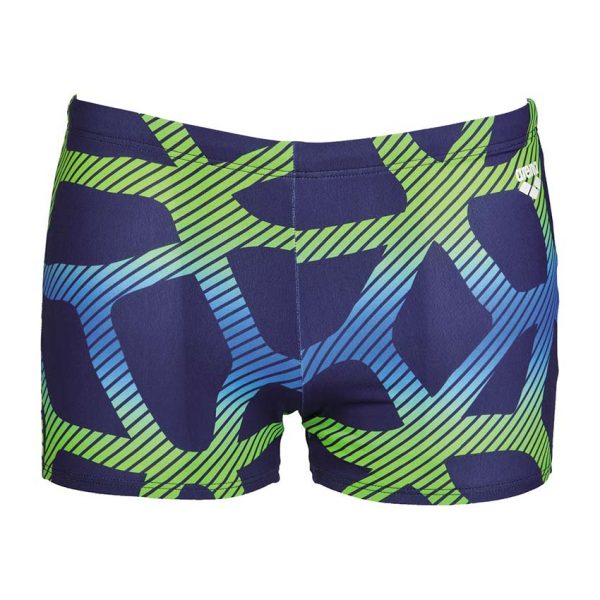 Arena Mens Spider Swim Shorts Blue Green
