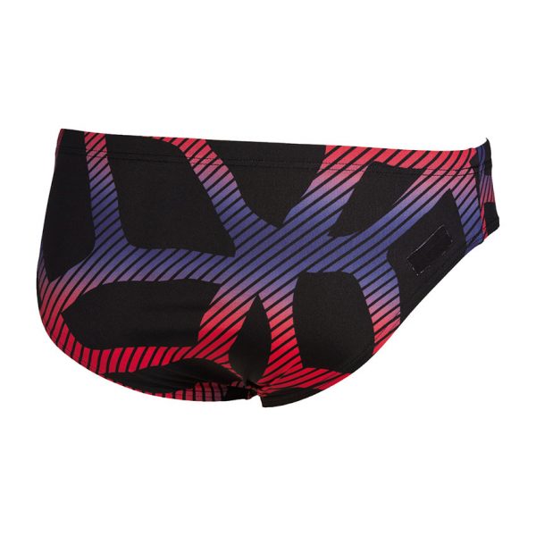 Arena Mens Spider Swim Brief Black Red