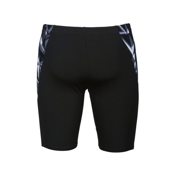 Arena Mens Swim Jammer Black White Shattered Glass