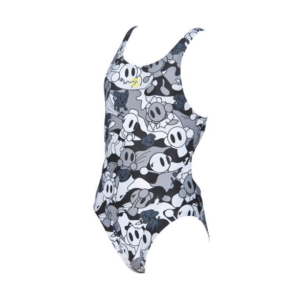 Arena CamoKun Girls Black Swimsuit