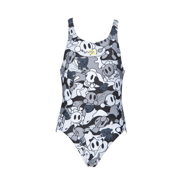 Arena CamoKun Girls Black Swimsuit