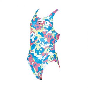 Arena CamoKun Girls Swimsuit - Blue Soft Green