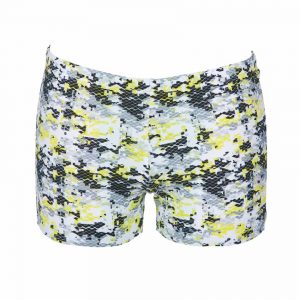 Arena Mens Camouflage Black Yellow Swim Shorts