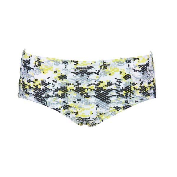 Arena Mens Camouflage Black Yellow Brief