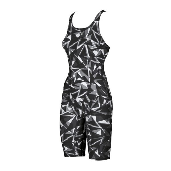 Arena Shattered Black Legged Swimsuit