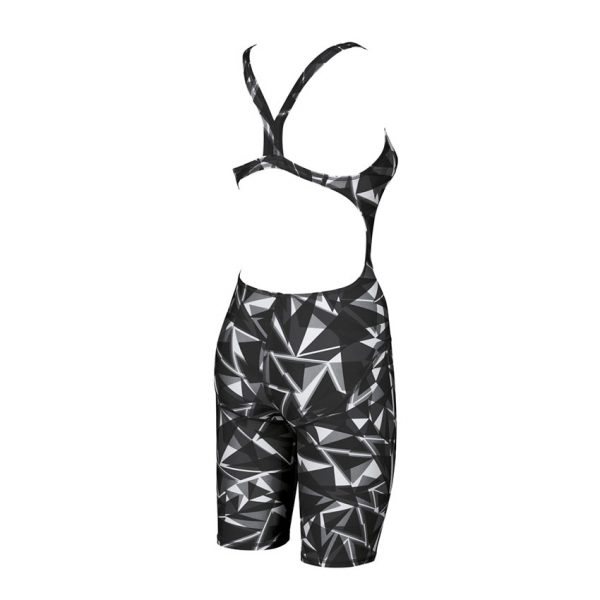 Arena Shattered Black Legged Swimsuit
