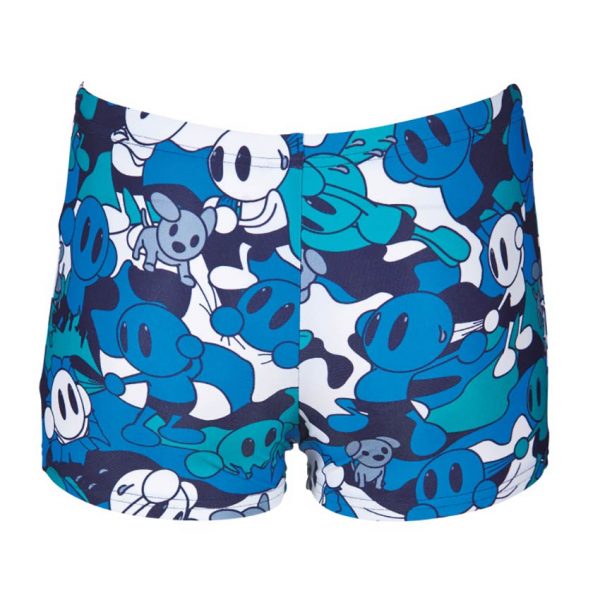 Arena Boys Camo Kun Blue Swim Shorts