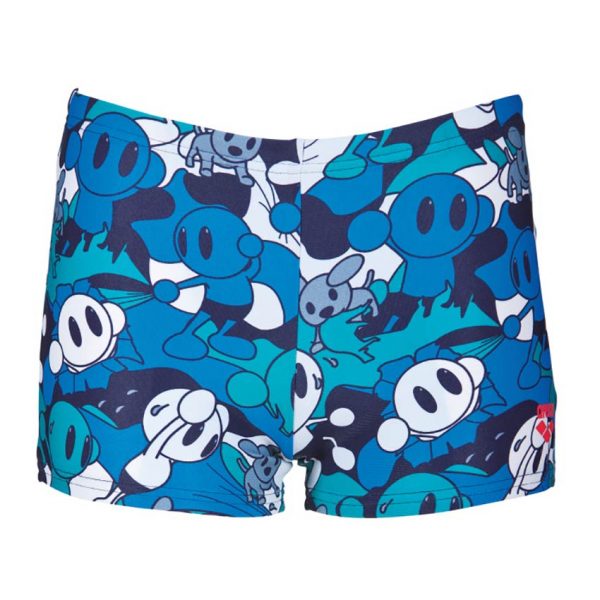 Arena Boys Camo Kun Blue Swim Shorts