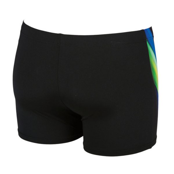 Arena Mens Black Yellow Iridiscent Swim Short