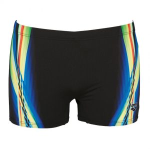 Arena Mens Black Yellow Iridiscent Swim Short