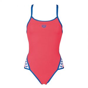Red Arena Team Stripe Swimsuit