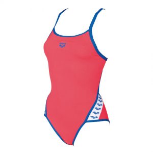 Red Arena Team Stripe Swimsuit