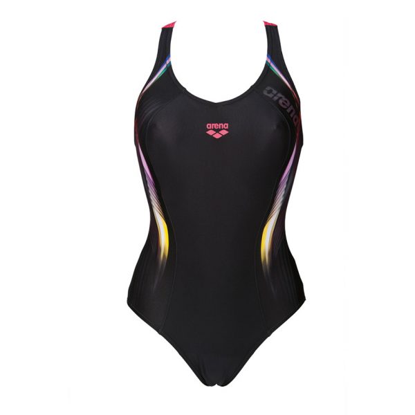 Arena Fluency Black Red Swimsuit