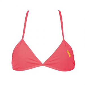 Fluo Red Arena Triangle Feel Bikini Top