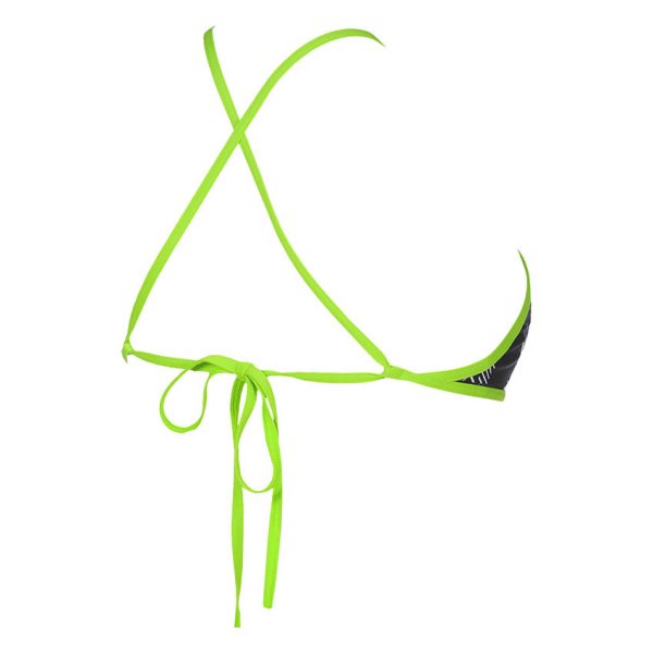 Black Green Arena Triangle Feel Bikini Top