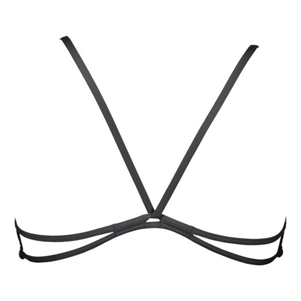 Black Arena Bandeau Bikini Top