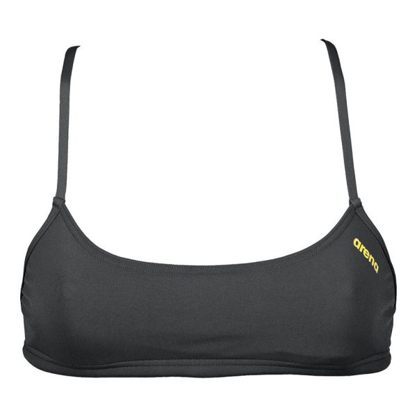Black Arena Bandeau Bikini Top