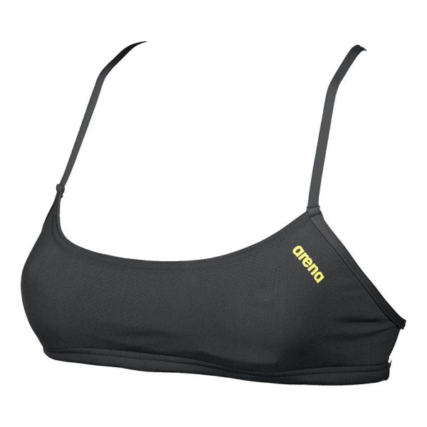 Black Arena Bandeau Bikini Top