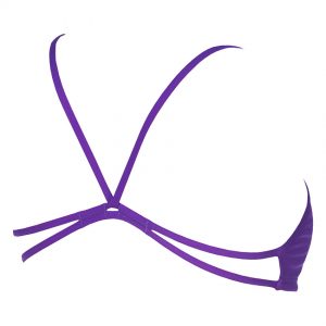 Purple Arena Bandeau Bikini Top