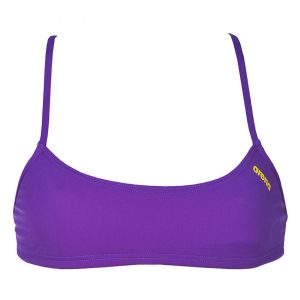 Purple Arena Bandeau Bikini Top