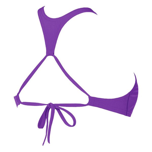 Purple Arena Crop Bikini Top