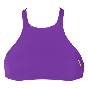 Purple Arena Crop Bikini Top