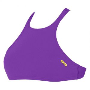 Purple Arena Crop Bikini Top