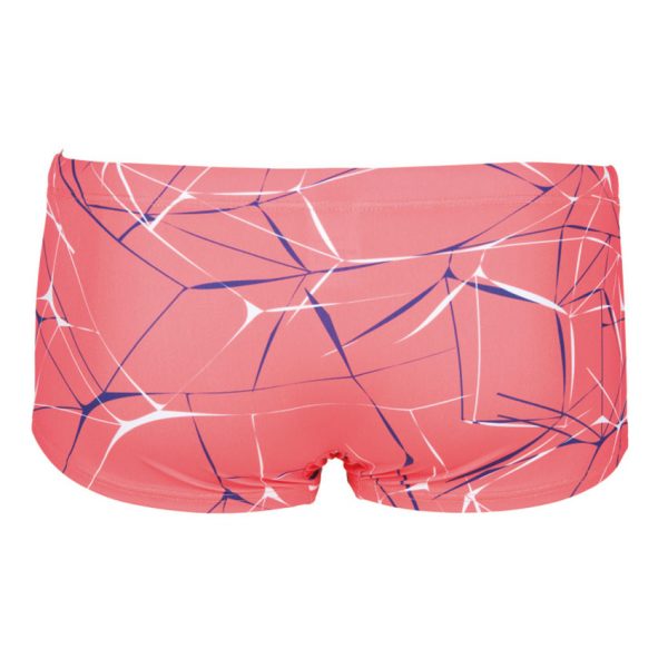 Arena Fluo Red Water Low Waist Shorts