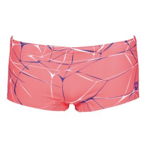 Arena Fluo Red Water Low Waist Shorts