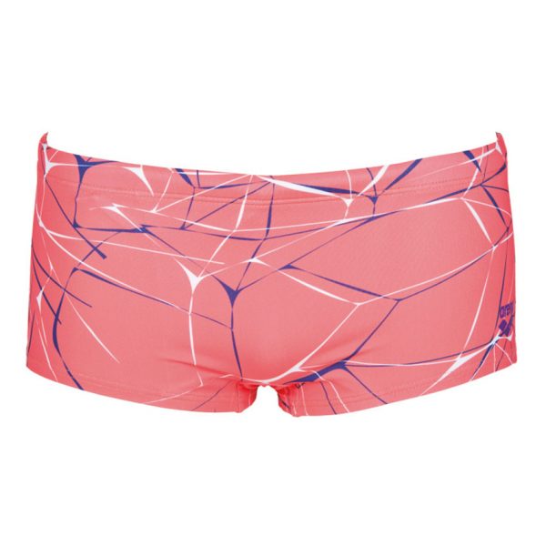 Arena Fluo Red Water Low Waist Shorts