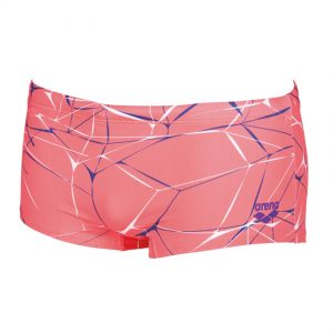 Arena Fluo Red Water Low Waist Shorts