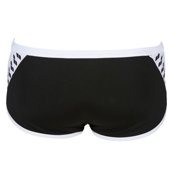 Arena Black Team Stripe Low Waist Shorts