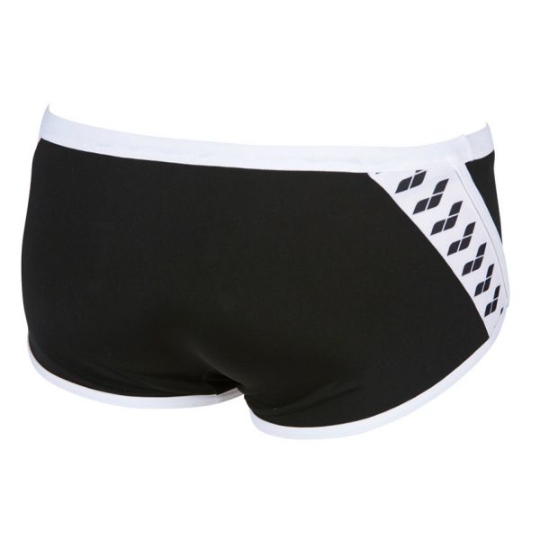 Arena Black Team Stripe Low Waist Shorts